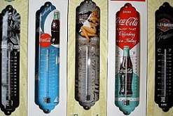 Thermometers / Tin Coasters