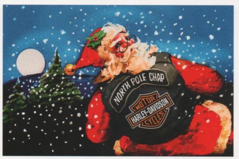 X-Mas Cards Motorcycle  X - 583