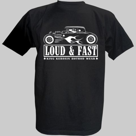 King Kerosin T-Shirt - Loud & Fast“ 2