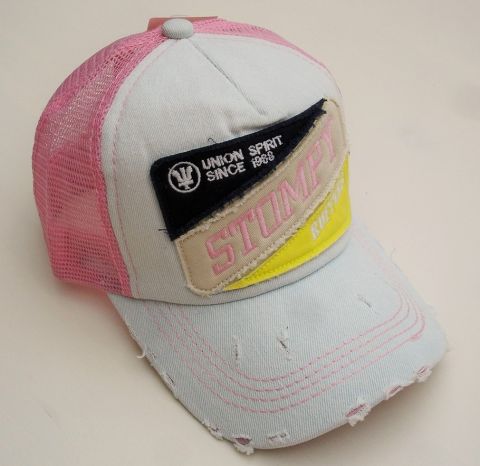 Vintage Trucker Cap - Stompy blue / Pink