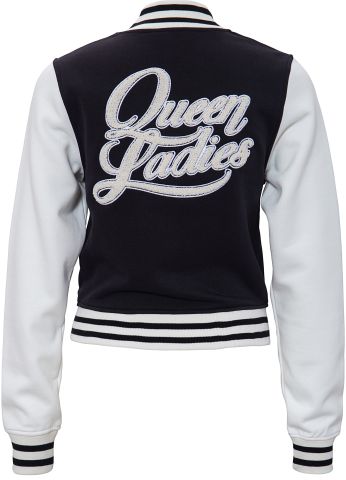 College / Baseball Jacket - Queen Ladies / black