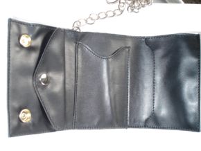 Rock Rebel Wallet with Chain  W-RRlb Ink