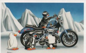 X-Mas Cards Motorcycle  X - 427