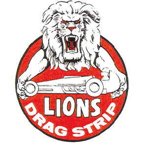 Vintage Race Sticker - Lions Drag Strip