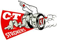 Vintage Race Sticker - CT Strokers