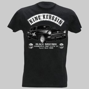 King Kerosin Vintage T-Shirt - Black Bastard