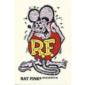 Rat Fink Decal RF-05 rose/red