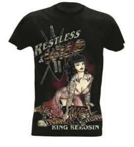 King Kerosin Slub Jersey T-Shirt  Tjm-RTW / Restless & Wild
