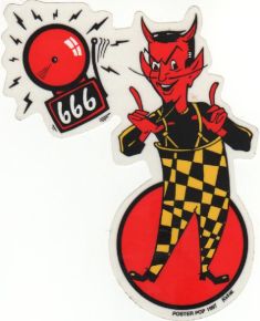 Kozik Sticker - Devil 666
