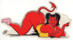 CooP Sticker - Smokin Devilgirl