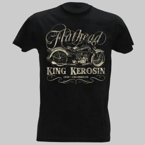 King Kerosin Vintage T-Shirt - Flathead Bike