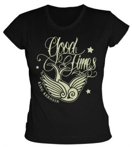 King Kerosin Vintage Girls T-Shirt / Good Times - schwarz