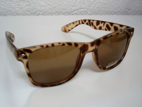 Leopard Hornbrille braun  / SB-Cts20210