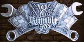 Rumble 59 Buckle - V8 Wrench Hell Bent