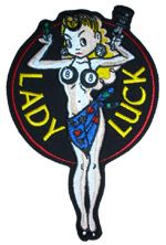 Rücken-Patch PTKR-Lady Luck