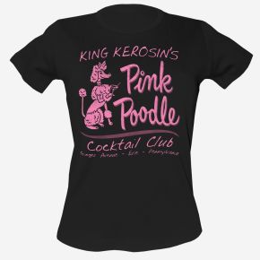 King Kerosin Girls T-Shirt - Pink Poodle