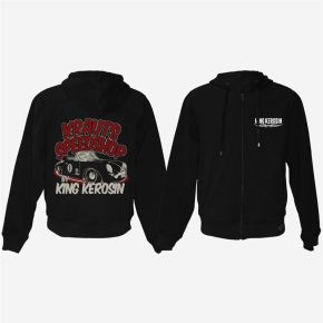 King Kerosin Embroidery Hoodie Jackets - Krauts Speedshop - Limited Edition