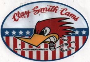 Vintage Race Sticker - Clay Smith Cams/Stars and Strips