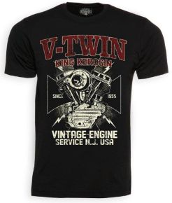 King Kerosin T-Shirt - V.Twin Engine Service