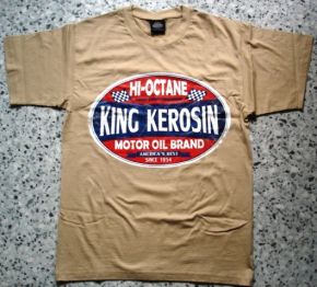 King Kerosin Regular T-Shirt / HI Octane - beige