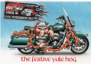 X-Mas Cards Motorcycle  X - 423