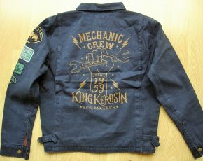 Vintage-Canvas-Jacket midnight blue - Mechanic Crew 1959