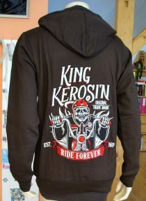 King Kerosin Bestickte Hoodie Jackets - Ride Forever - Limited Edition