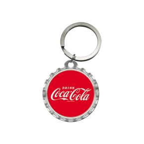 Schlüsselanhänger - Coca Cola / Logo red Crown Cap