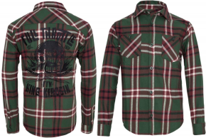 Checkered Limited Edition Button Shirt - Full Throttle / green