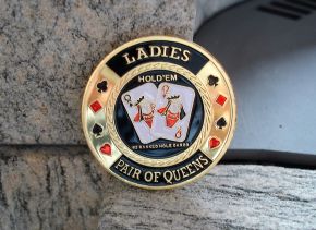 Poker Card Guard - Ladies / Pair of Queens