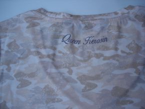 Langarm-Shirt von Queen Kerosin - Born to Love / No War - Nude