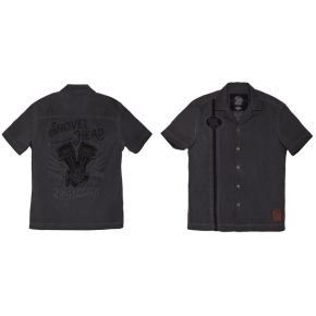 Dragstrip-Shirt Oilwash Limited Edition - Shovel Head / black