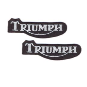 Patch - Triumph / silver-black