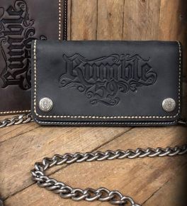 Leatherwallet from Rumble59 - Black