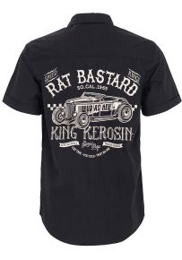 Worker Hemd *Limited Edition* von King Kerosin - Rat Bastard / black