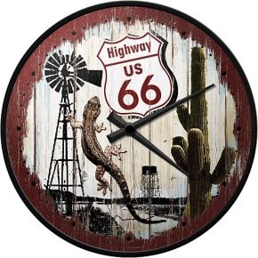Wanduhr - Highway 66