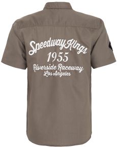 Worker Hemd *Limited Edition* von King Kerosin - Speedway / grau