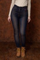 Queen Kerosin Jeans High Waist - Betty / Tint Wish