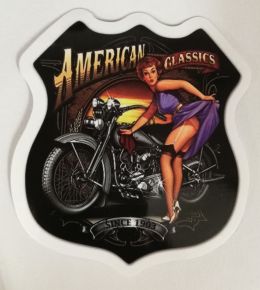 Pin up Sticker - American Classics / klein