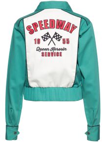 Gabardine Jacket - Speedway Queen / Ecru & Mint