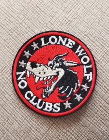 Patch - Lone Wolf * No Clubs *