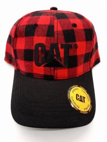 Trucker Cap from Caterpiller - CAT / Woodcutter black / red