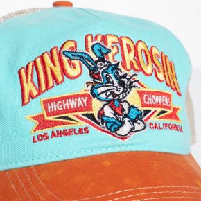 Trucker Cap von King Kerosin - Highway Choppers / Blue - Orange