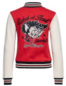 College Jacket - Rebel at Heart / Rot & Weiss / Limited Edition