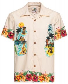 Hawaii Hemd - Retro / Honolulu Hawaii - Limited Edition