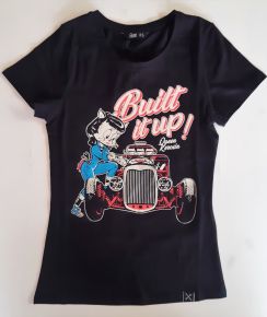 T-Shirt von Queen Kerosin - Built it Up / schwarz