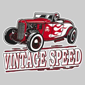 King Kerosin Sticker - Vintage Speed