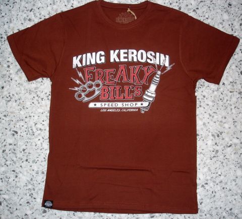 King Kerosin Regular T-Shirt Cinnamon Brown / Freaky Bill`s