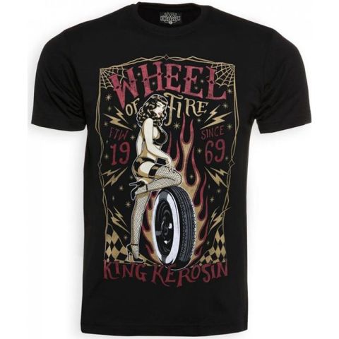 King Kerosin Regular T-Shirt / Wheel of Fire